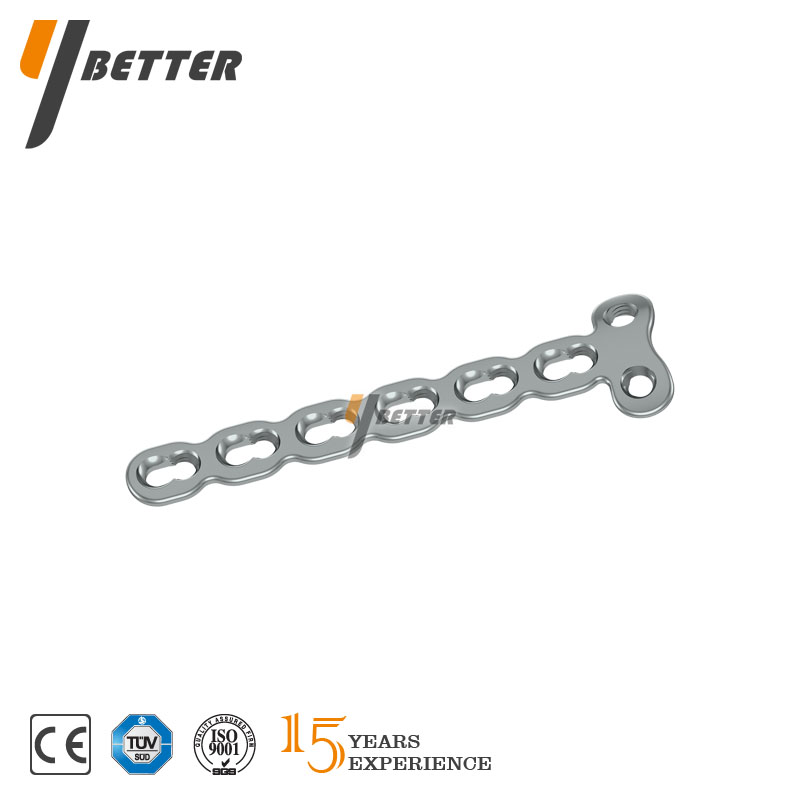 2.5mm雙孔T形鎖定板 II 型