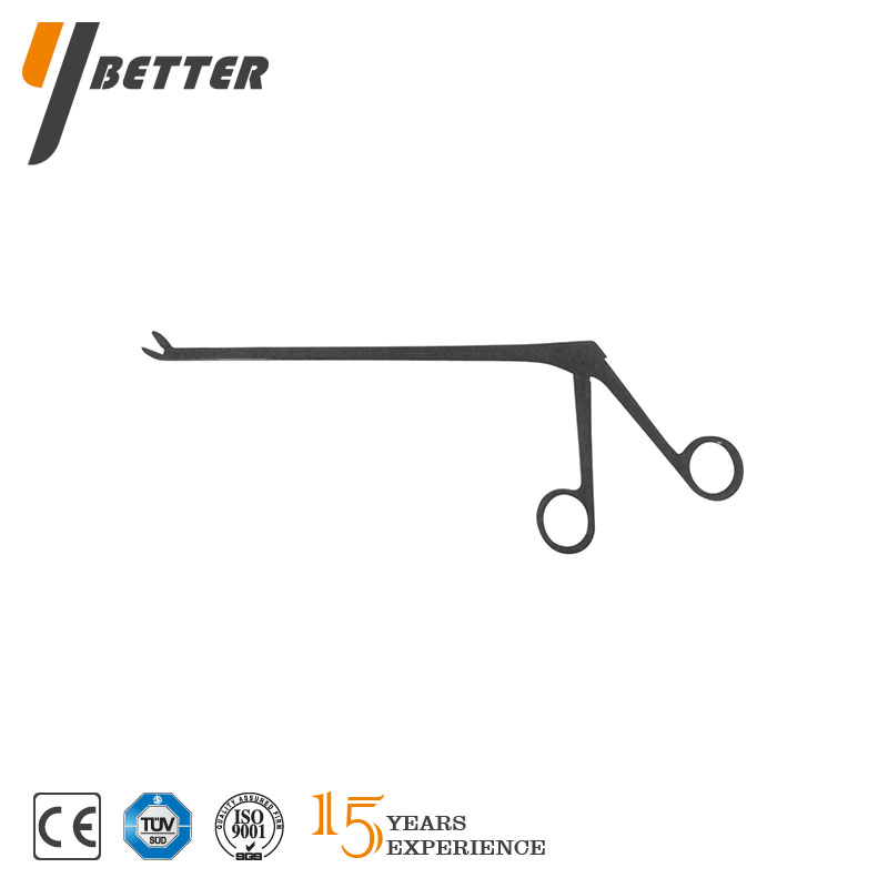 DLC髓核鉗（指圈彎頭）